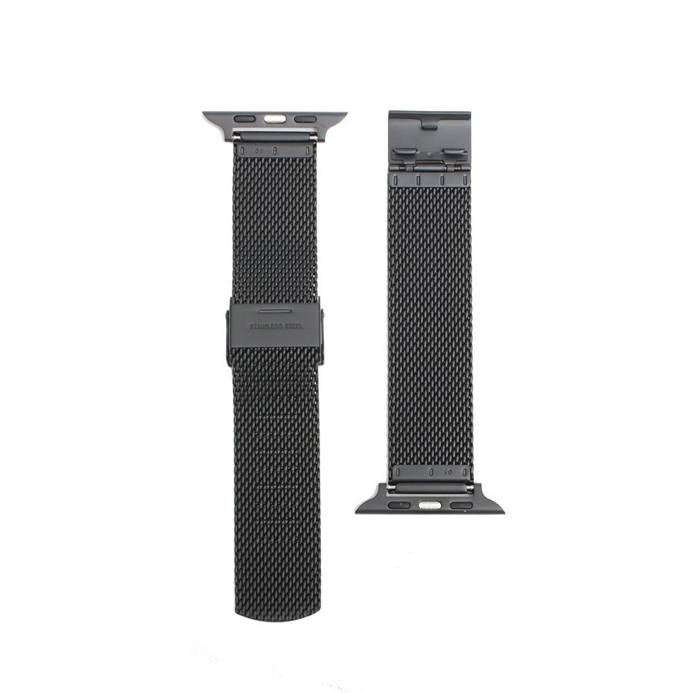 ダニエルウェリントン DANIEL WELLINGTON 替えベルト Smartwatch Sandblasted Mesh Strap Black メッシュ アップルウォッチ用 ブラック おしゃれ 人気 ブランド 誕生日 記念 プレゼント ギフト 送料無料