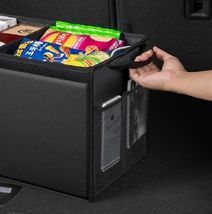 メルセデス?ベンツBENZトランク収納ボックス 大容量トランクバッグ ラゲッジ収納ソフト収納ボックス 収納box65*36 メルセデス?ベンツ Benz 刺繍ロゴ入り 車用トランク収納ボックス 大