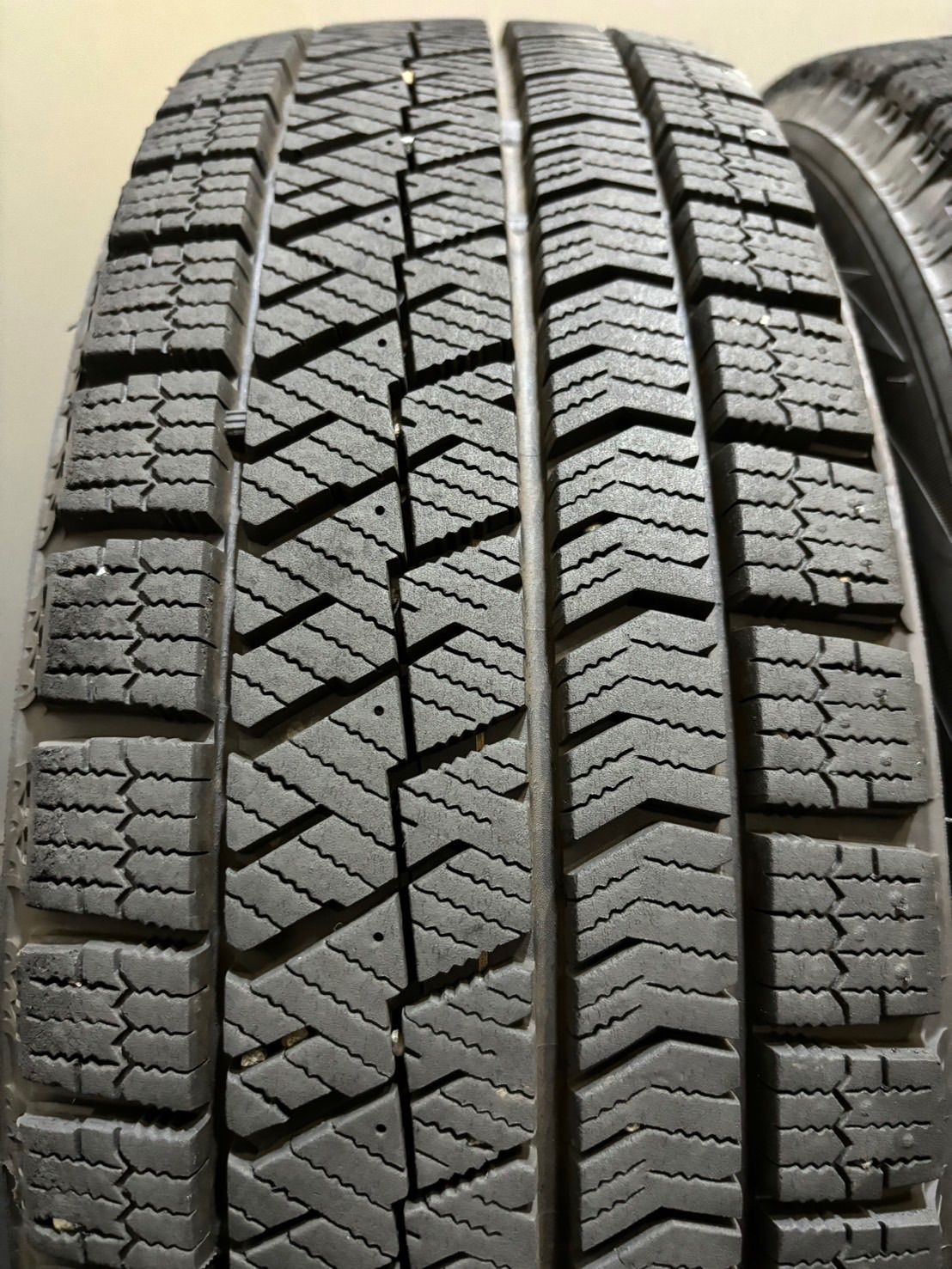 ★165/65R14 BRIDGESTONE/VRX2 21年製 BALMINUM 14インチ 5.5J +39 100 4H スタッドレス 4本 タンク ルーミー パッソ (南1-G999)