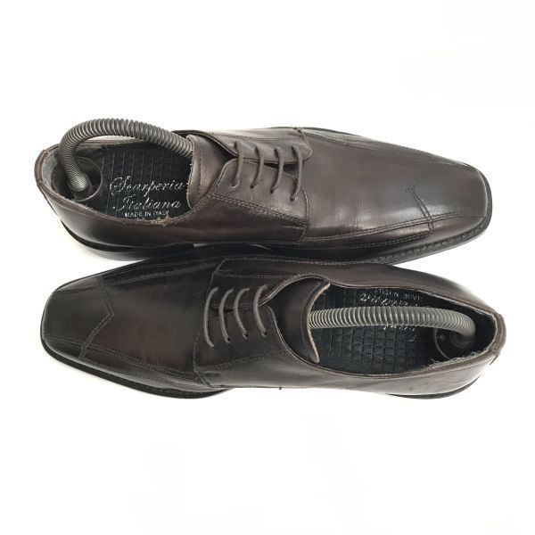 イタリア製★スカリペリーア イタリアーナ/Scarperia Italiana★高級本革/スワールモカ【25.0/茶】ビジネス/leather/dress/shoes◆sH-181 イタリア製☆スカリペリーア イタリアーナ/Scarperia Italiana☆高級本