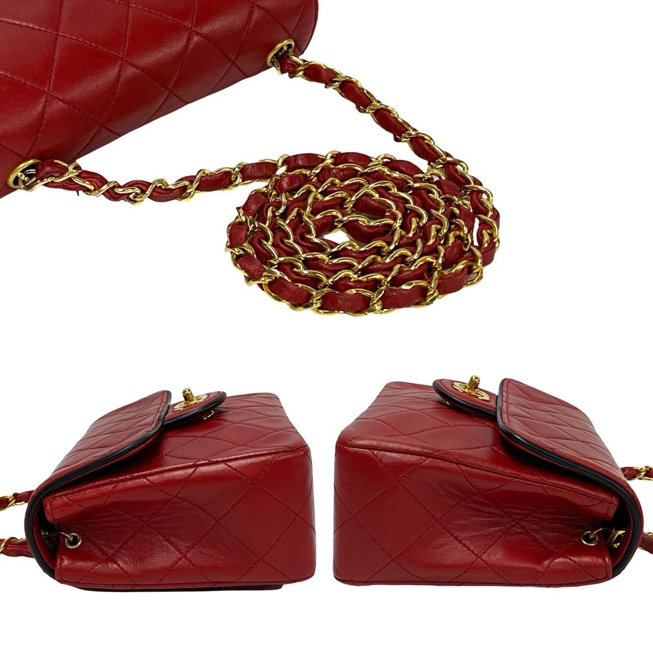 極 美品 箱付 カード シール有 1番台 CHANEL シャネル マトラッセ ココ