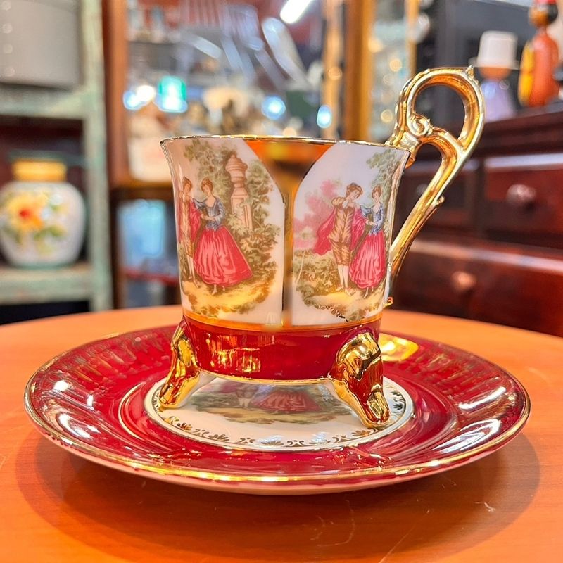 OHASHI CHINA 猫脚 カップ＆ソーサー 1932 脚付き 足付き 大橋