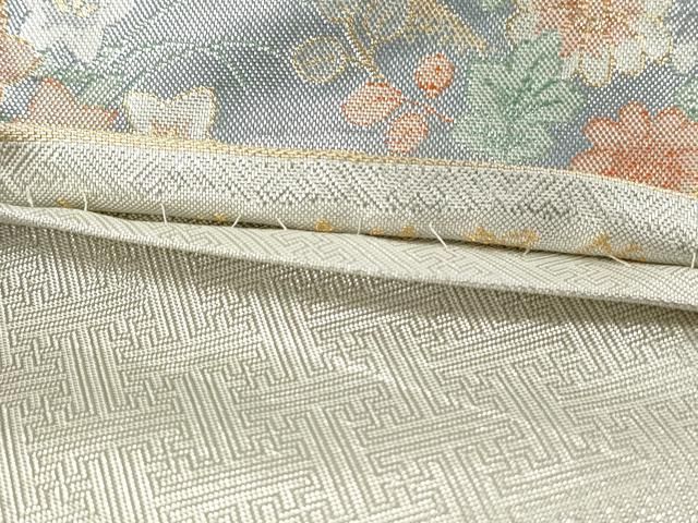 AAA　袋帯 美品 逸品 米澤 佐志め織物 幾何学 全通 正絹 【中古】 AAA様専用 袋帯 美品 逸品 米澤 佐志め織物 幾何学 全通 正絹