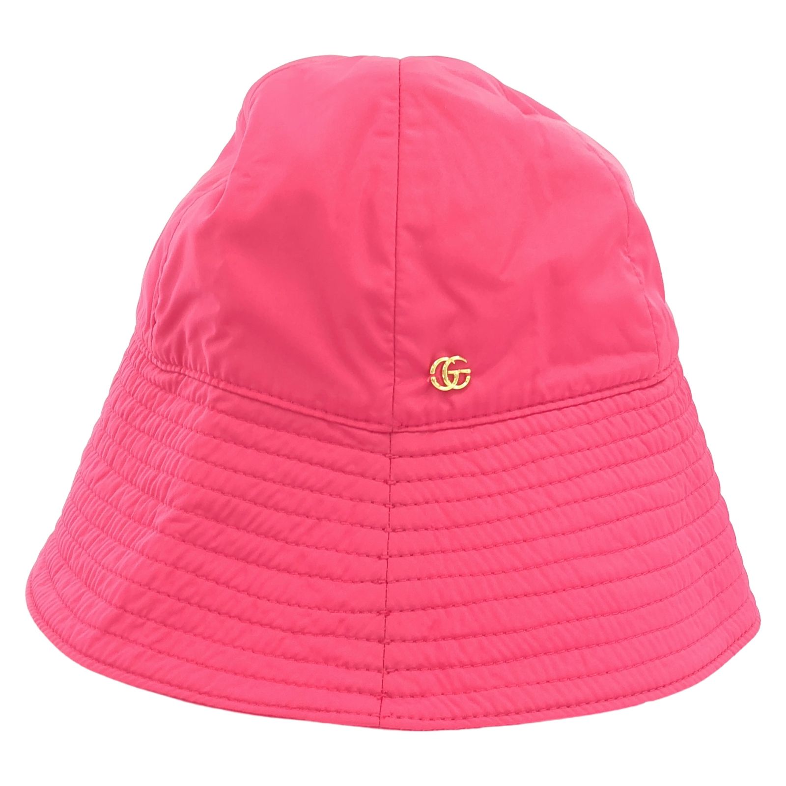 グッチ GUCCI ハット ハット ピンクパープル ポリエステル ハット レディース Used B
