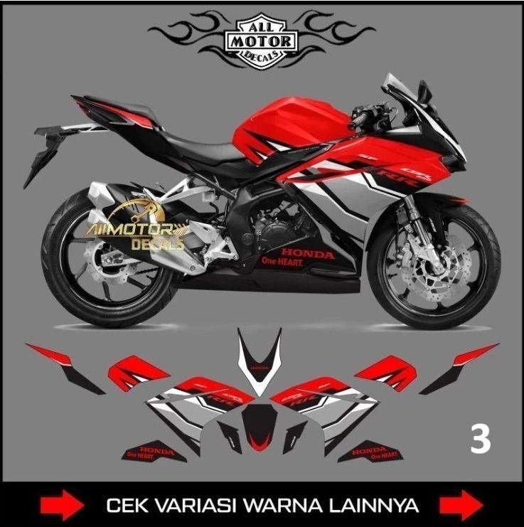 CBR250RR デーカルキット(大豆) 国内未発売 ホンダ HONDA CBR250RR MC51 ボディデカール 2017年式以降