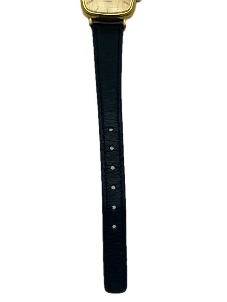 ▽LONGINES ロンジン クォーツ腕時計 ゴールド文字盤 不動品