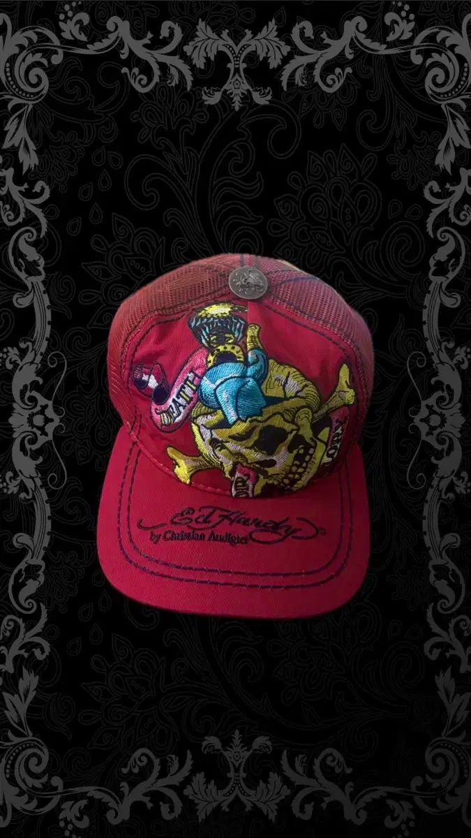Ed Hardy エドハーディー トラックキャップ ボールキャップ 帽子 パンク y2k ドクロ