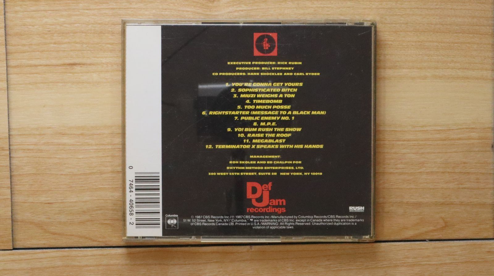 中古CD☆パブリック・エナミー/Public Enemy□ Yo! Bum Rush the Show