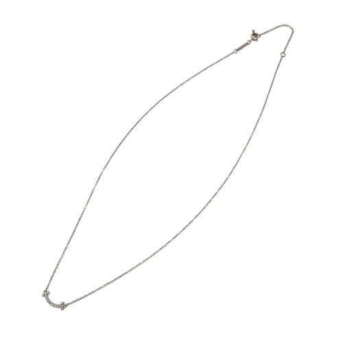 Tiffany&Co. ティファニー Tスマイル ネックレス ミニ 62617683 750YG  
