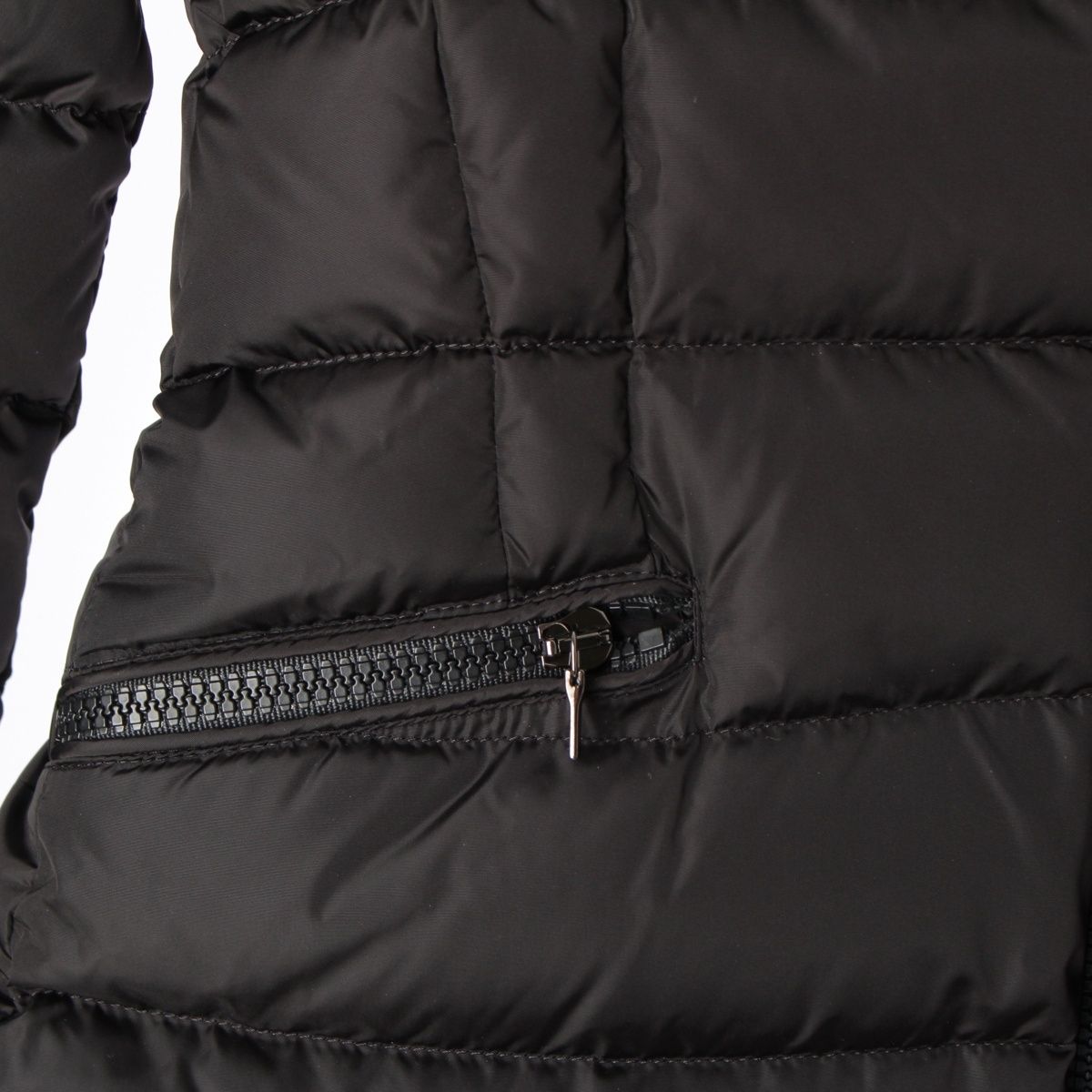  モンクレール 24年 CHARPAL シャーパル ナイロン フーデッド ダウンジャケット コート アウター ブラック 12 A ダウンコート 中綿コート コート