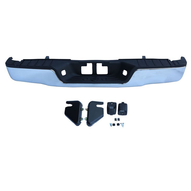 トヨタTundra 2007-2013年式 後バンパー 電鍍無穴総成タイプ 車種 設計 耐久性抜群 鉄 プラスチック製