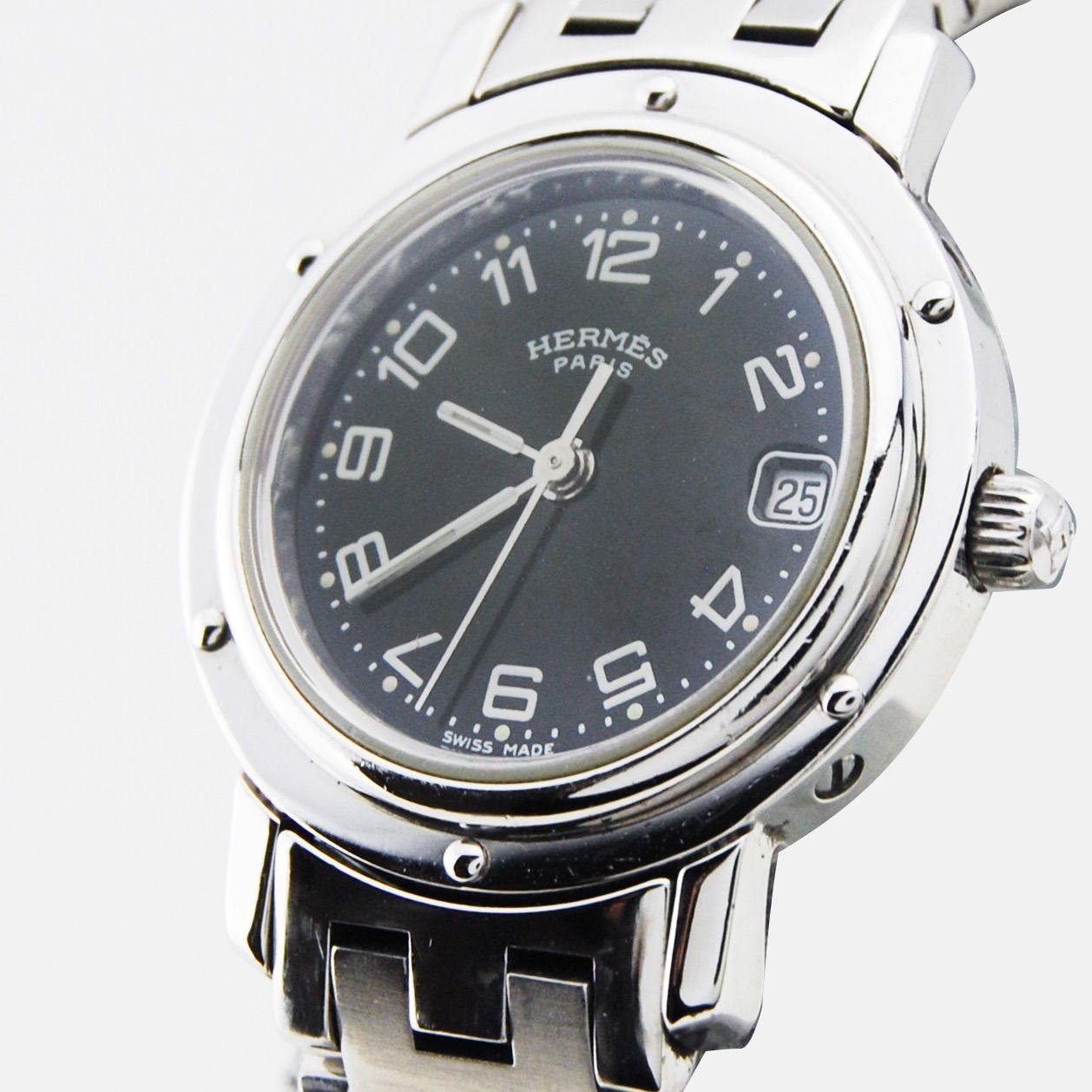 エルメス HERMES クリッパー CL4.210 ブラック レディース 時計 HERMES エルメス ブラック クリッパー レディース腕時計