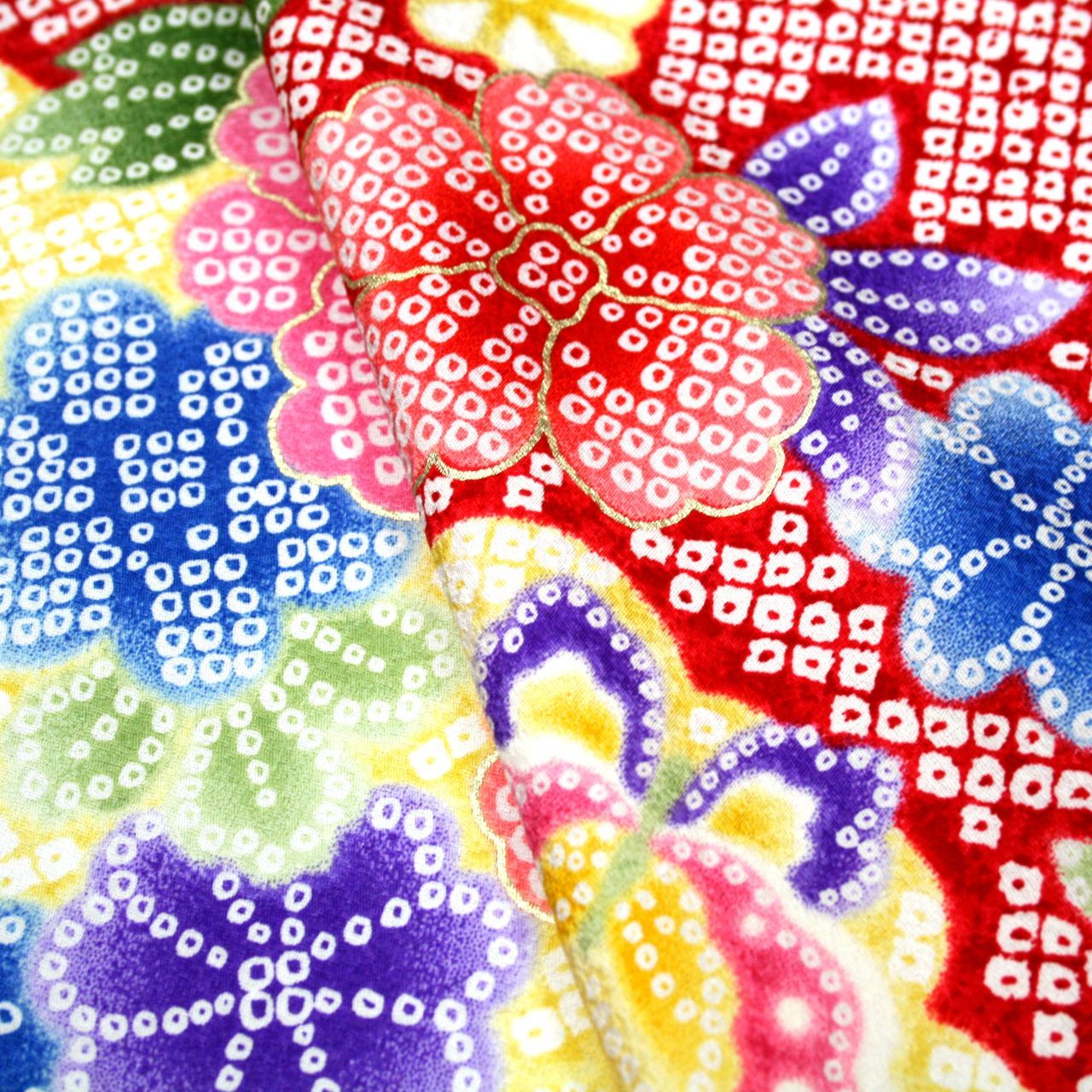 正絹 小紋 反物 着尺 丹後ちりめん 日本製 七五三 卒業式 ジュニア 子供