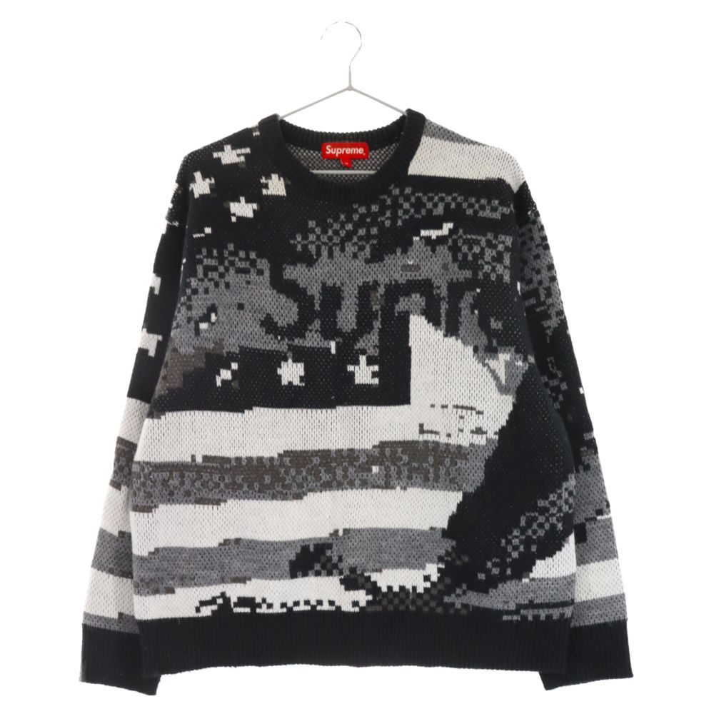 SUPREME (シュプリーム) 21SS Digital Flag Sweater デジタルフラッグ ...