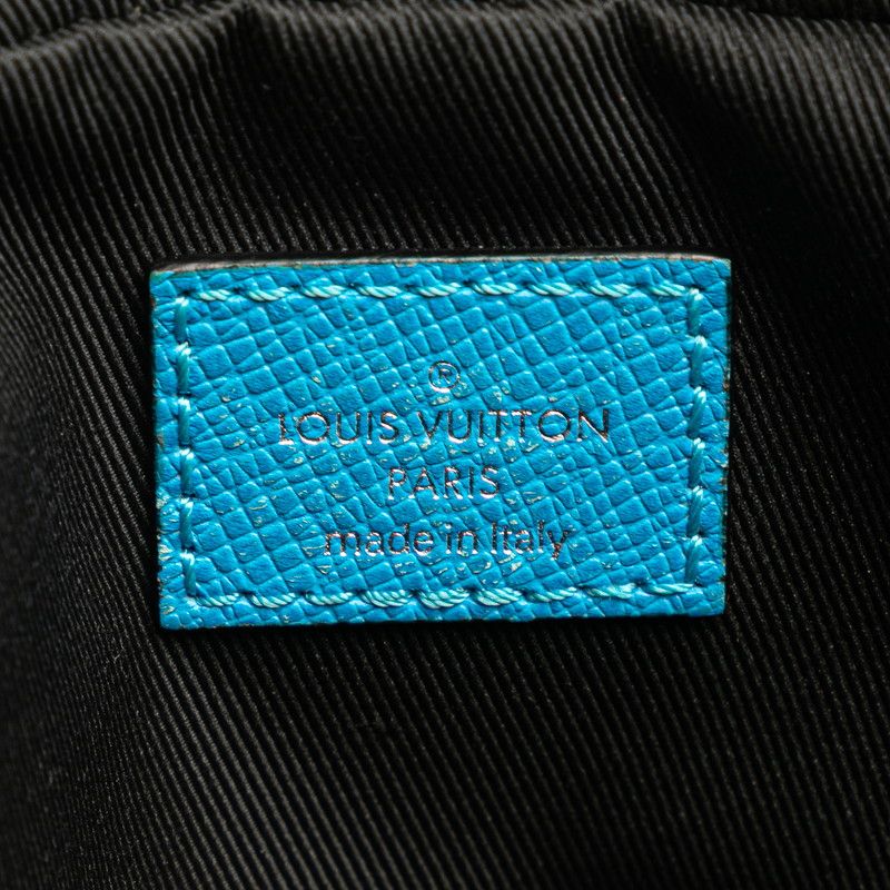 ルイ ヴィトン タイガラマ バムバッグ アウトドア ボディバッグ ウエストバッグ M30459 ラグーンブルー レザー レディース LOUIS VUITTON 1-0228212 DECORATOM_COM_BR