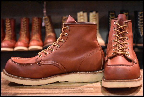 9E 良品 08年】レッドウィング 8875 アイリッシュセッター 赤茶