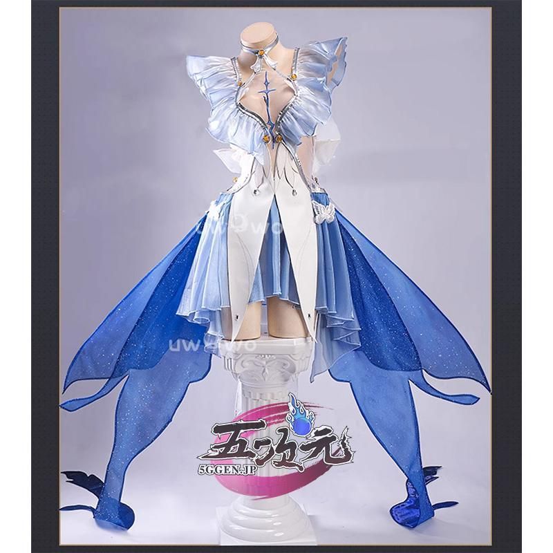 UWOWO 鳴潮 コスプレ ショアキーパー 衣装 ウィッグ 靴 追加