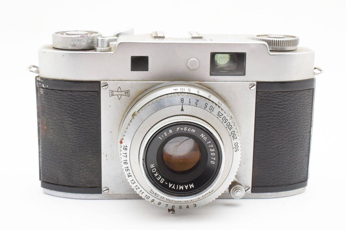 超レア動作品　マミヤ　MAMIYA 350　レンジファインダーカメラ ☆訳あり特上品☆マミヤ MAMIYA-35 SEKOR 5cm F2.8 レンジ