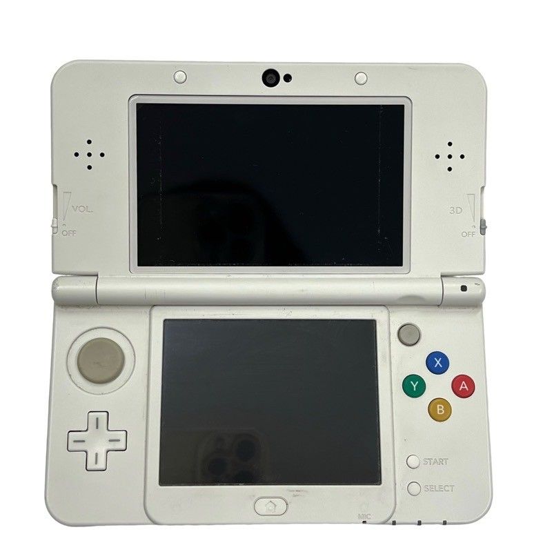 ニンテンドー3DS - Nintendo 任天堂 Newニンテンドー 3DS KTR-001 ゲーム機本体 ホワイト / きせかえプレート カラフルスター ジャンク 【現状品】 52508K41 Nintendo 任天堂 Newニンテンドー 3DS KTR-001 ゲーム機本体