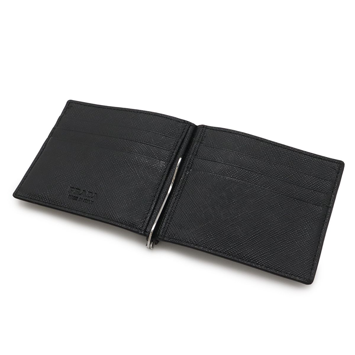 PRADA プラダ SAFFIANO METAL 2つ折札入れ 二つ折り財布