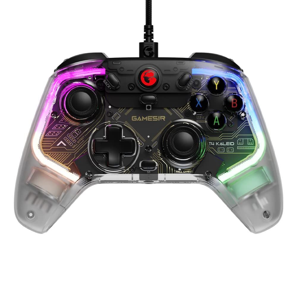 新着商品 TV Switch|Android Box|Windows コントローラー 10|11用 有線ゲームコントローラー PC ホールエフェクトスティック|アナログトリガー Kaleid 6軸ジャイロ搭載 3.5mm T4 オーディオジャック GameS