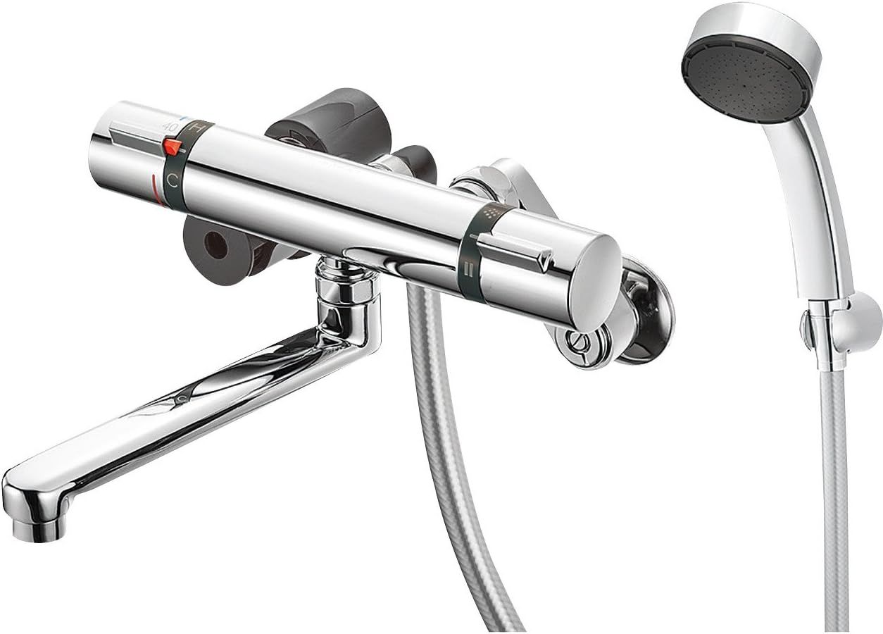 SANEI 浴室用 サーモシャワー混合栓 ホース長さ1.6m オールメッキ SK18520S9-13