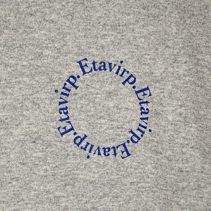 Etavirp. エタヴァープ Circle Logo Tee サークルロゴプリント Tシャツ グレー Size XL