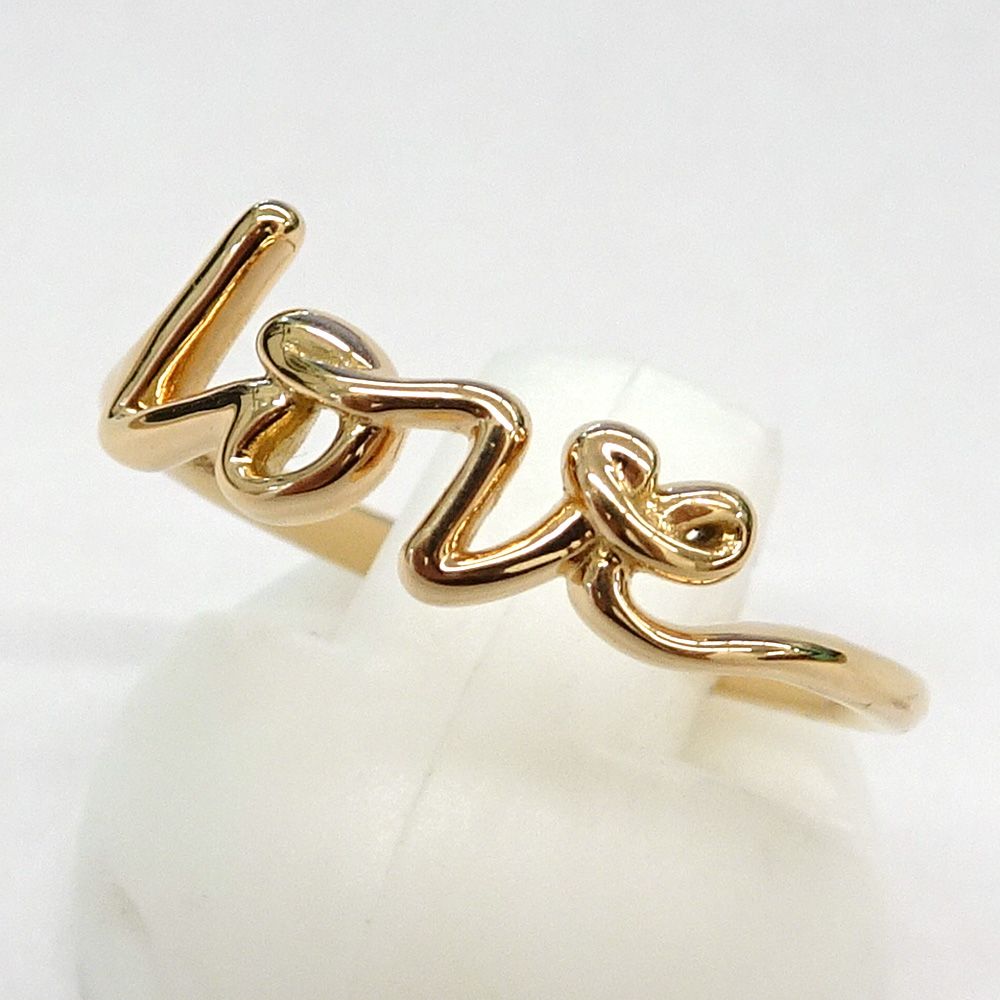 ティファニー パロマ グラフィティ ラブ リング スモール K18PG 12号 栄】ティファニー パロマグラフィティ ラブリング ミニ 12号 K18PG