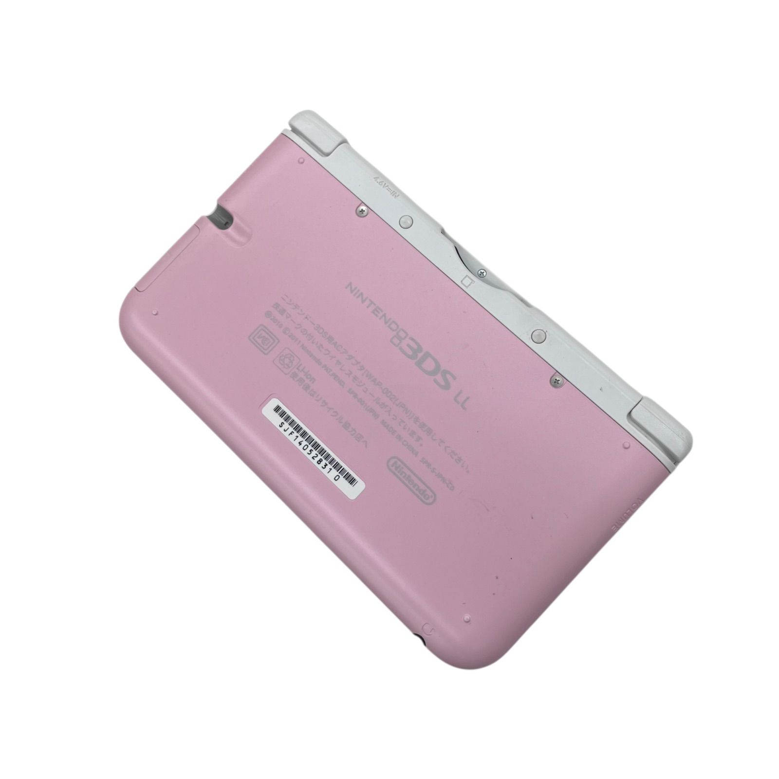 186000 訳あり 現状品 任天堂 Nintendo3DS LL SPR-001 ピンク×ホワイト