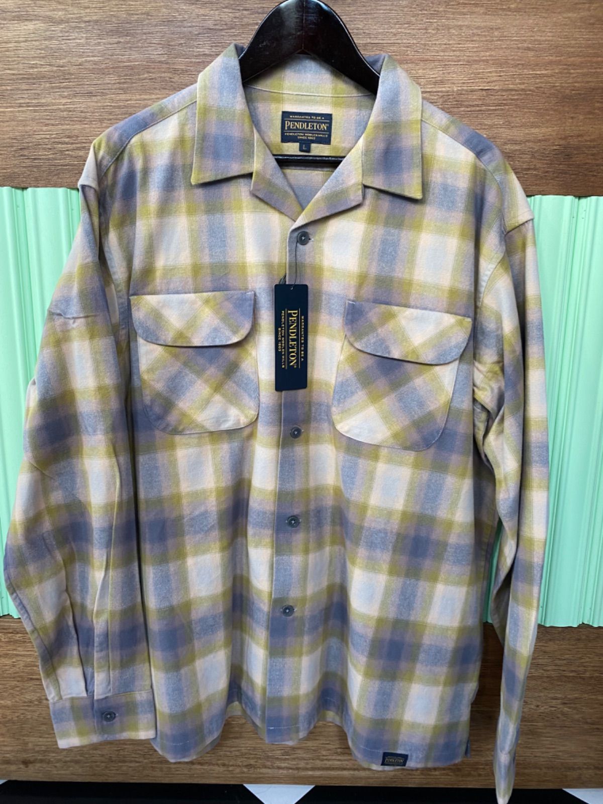 期間限定値下げ中【新品未使用】Pendleton チェック柄ネルシャツ　オンブレ PENDLETON シャツ 「別注」PENDLETON / チェック オープンカラー