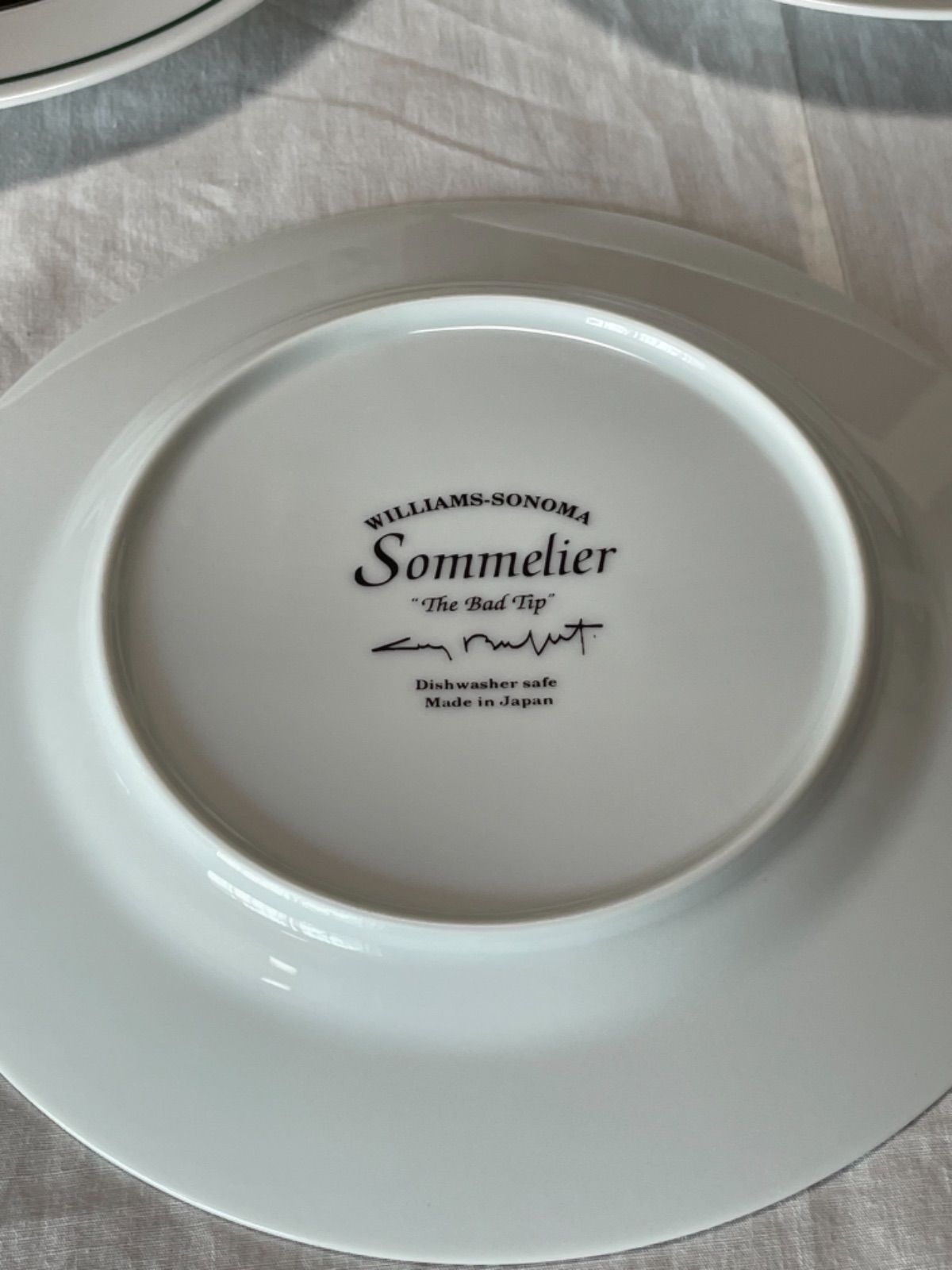 アメリカブランド、新品！ウイリアムズソノマのソムリエ柄サラダ