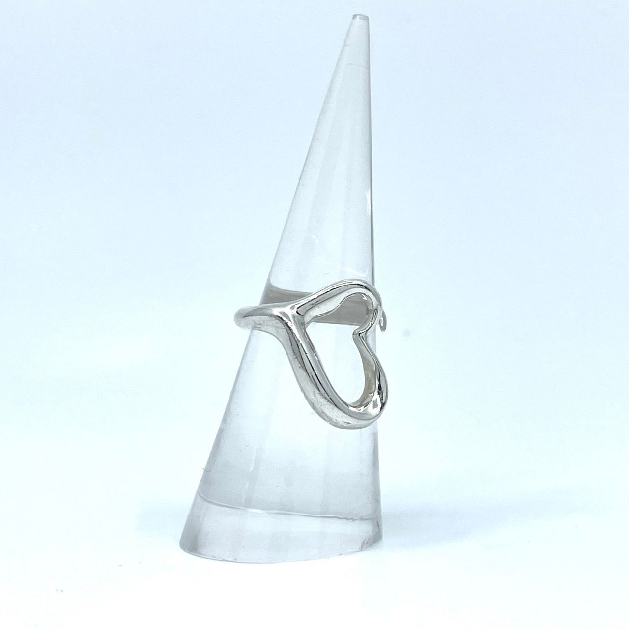 美品 TIFFANY &Co. ティファニー オープンハート 指輪 リング 8