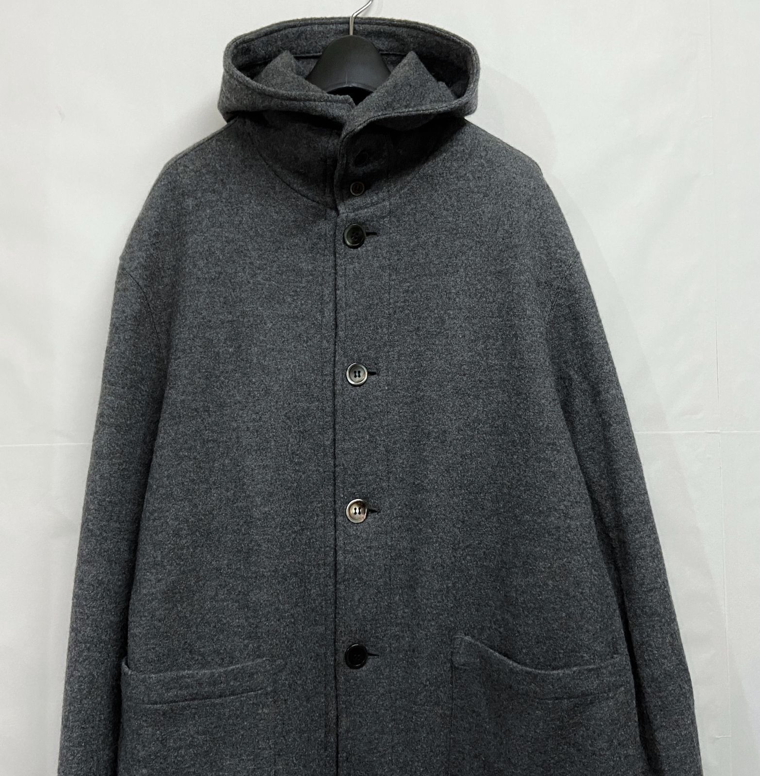 Y's ワイズ ウールパーカー ウールコート フード ジャケット Y's for MEN｜ワイズフォーメン ウール フーデッドコート Yohji