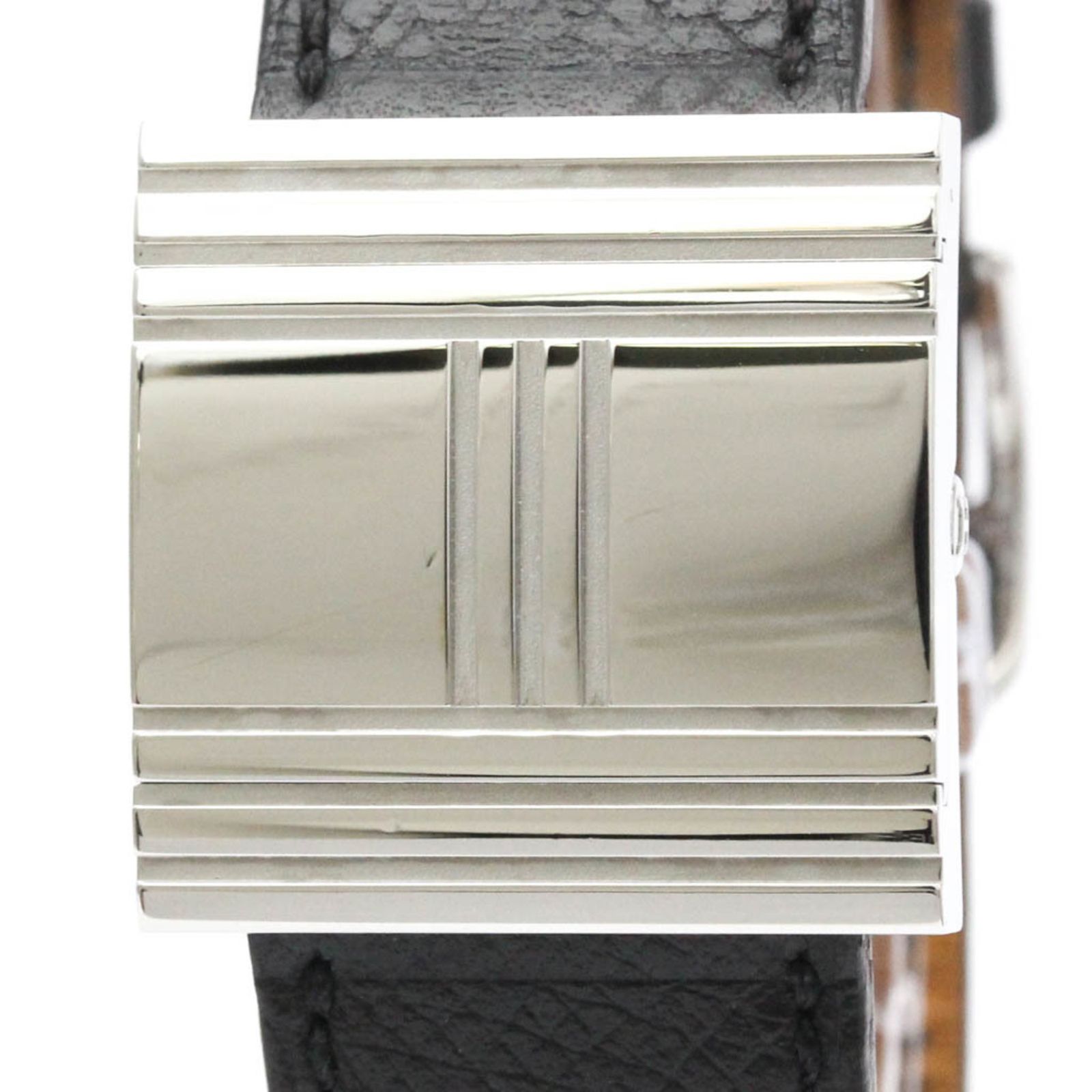 エルメス (HERMES) グリザード ステンレススチール レザー クォーツ
