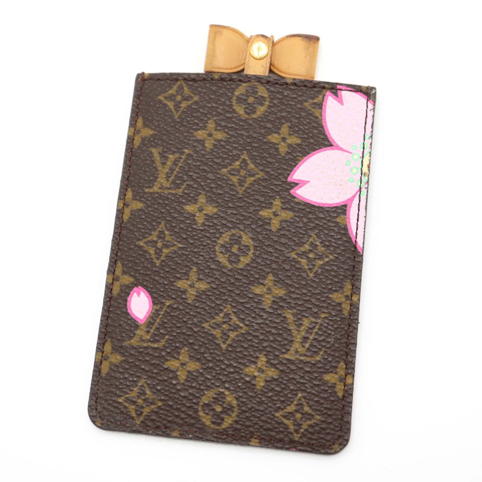 ルイヴィトン 　村上隆　未使用　ミラー　　チェリーブロッサム ルイヴィトン エテュイ ミラー 村上隆 ルイヴィトン 村上隆