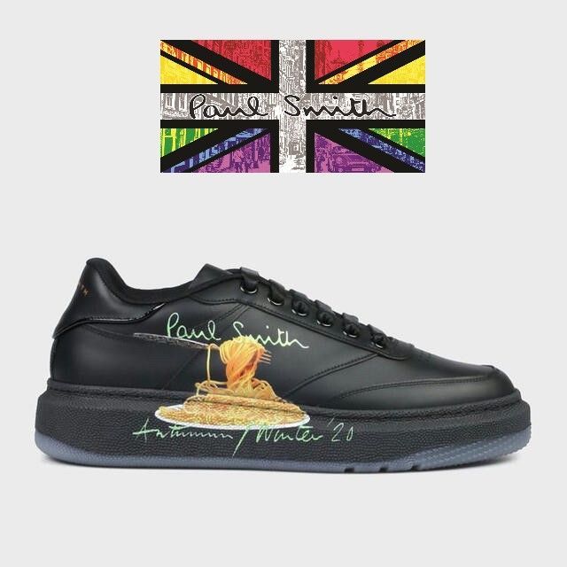 新品☆Paul Smith スパゲッティ レザースニーカー☆Mサイズ 26  