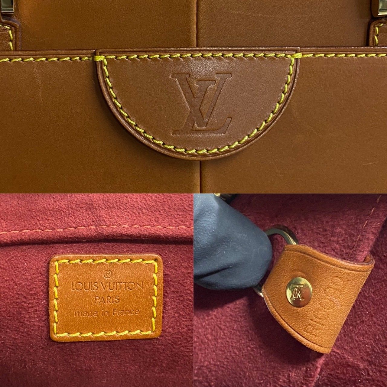極 美品 LOUIS VUITTON ルイヴィトン ネゲブ GM レザー ビジネスバッグ 