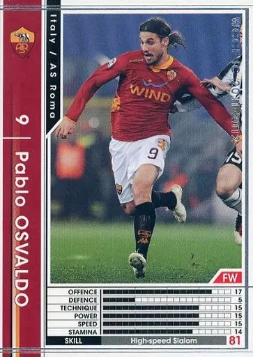 中古】WCCF 191/384[白]：パブロ・オズバルド - メルカリ