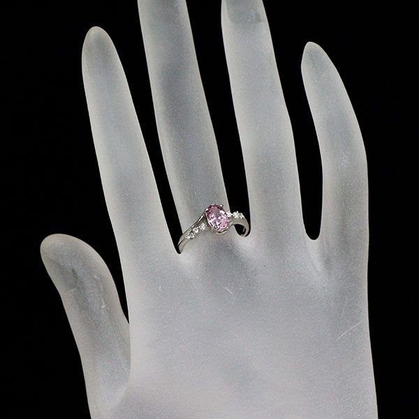 インペリアル　トパーズ0.80ct ダイヤ0.35ctリング 12号18kPG リング Pt900 約12号 インペリアルトパーズ3.44ct ダイヤ0.76ct