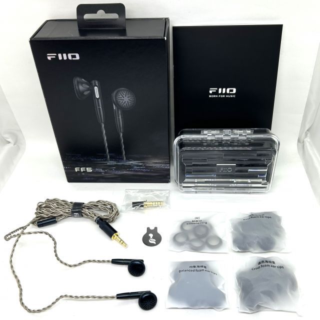 アウトレット品 FIIO イントラコンカ型 イヤホン FF5 FIO-IEM-FF5-B