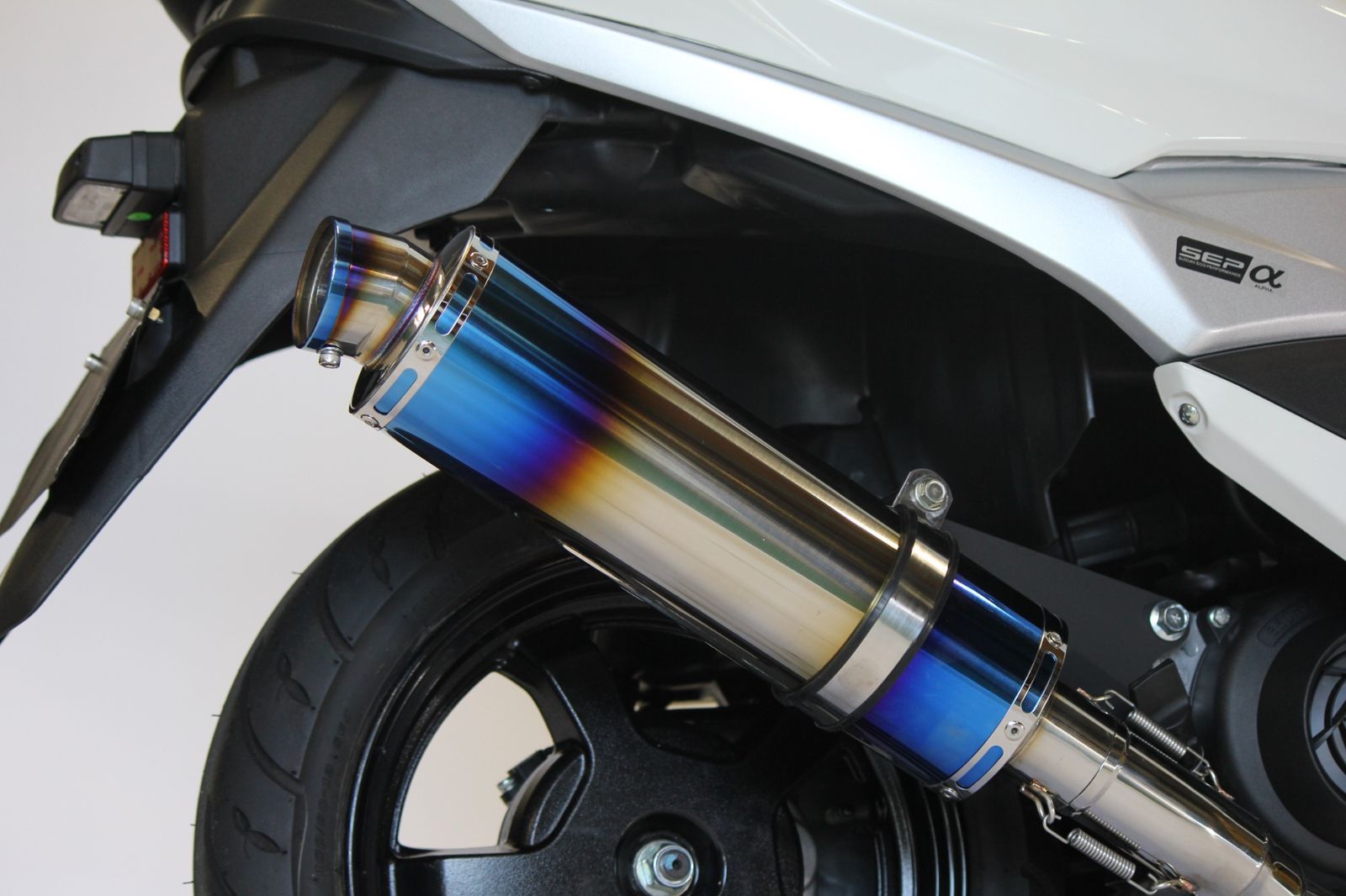 専用HMSバーグマンストリート125EX 8BJ-EA23 S346 マフラー Amazon | バーグマンストリート125EX バイクマフラー 8BJ-EA23