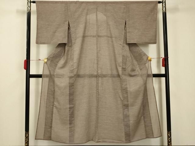 平和屋着物 夏物 小紋 紗 霞文 洗える着物 AABB8793sx