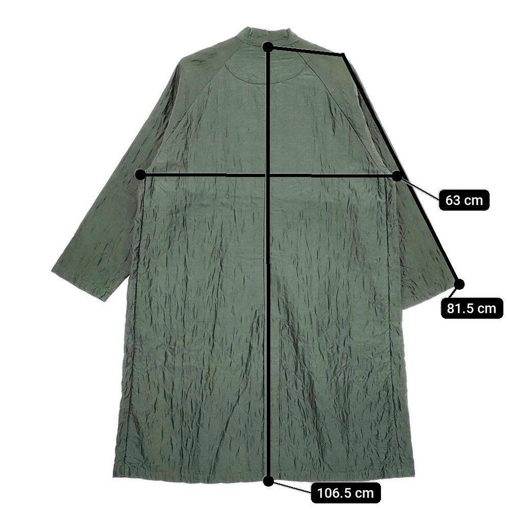 maison de SOIL キルティングシルクコート サイズ1 ノーカラー コート  