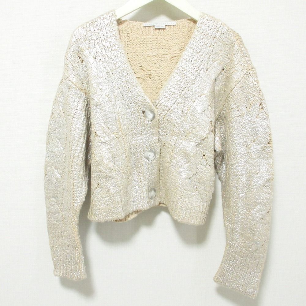 STELLAMcCARTNEY◇カーディガン(薄手)/36/ナイロン/PNK/総柄/604303