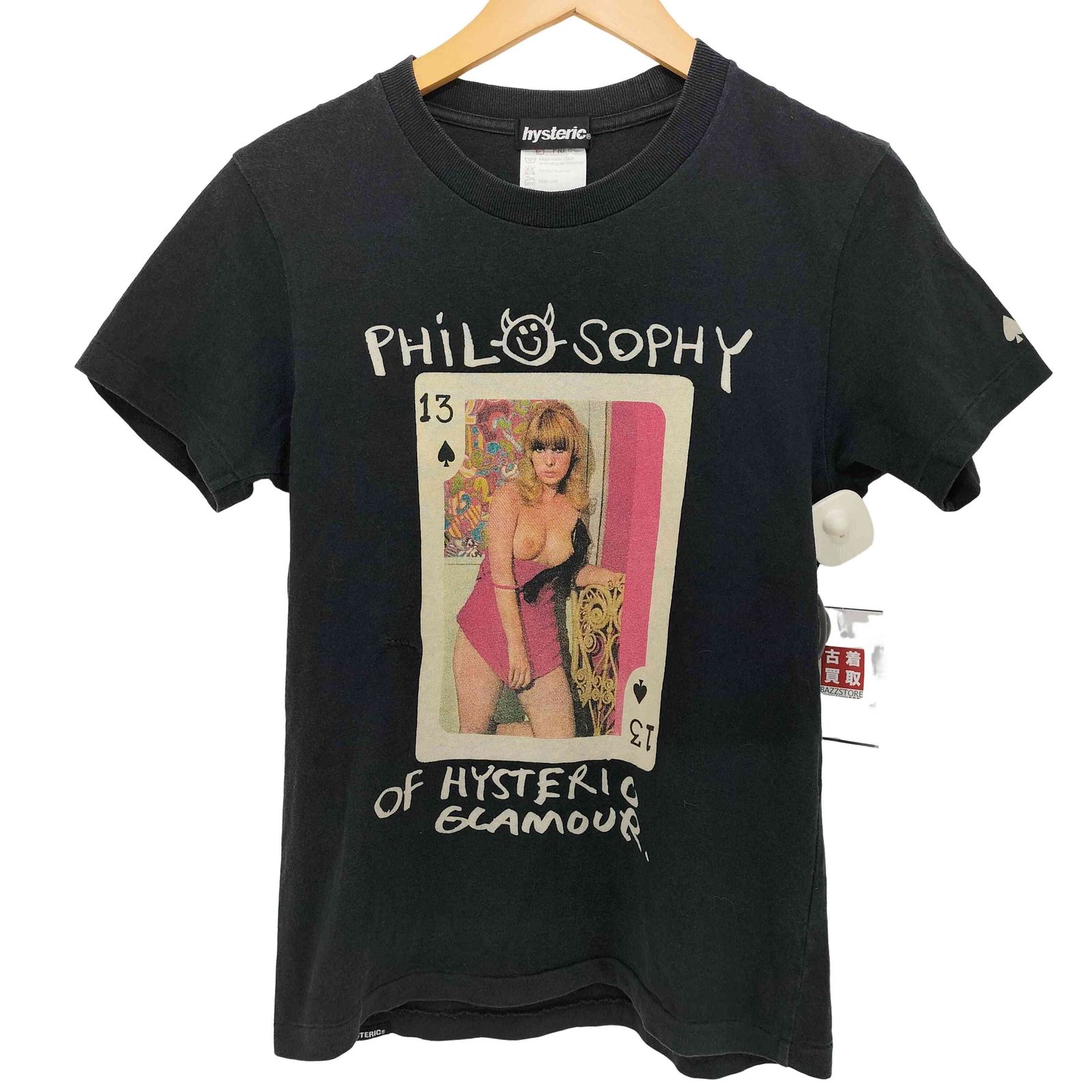 ヒステリックグラマー HYSTERIC GLAMOUR 90S PHILOSOPHY OF HYSTERIC GLOMOUR トランプ エロT  メンズ  FREE