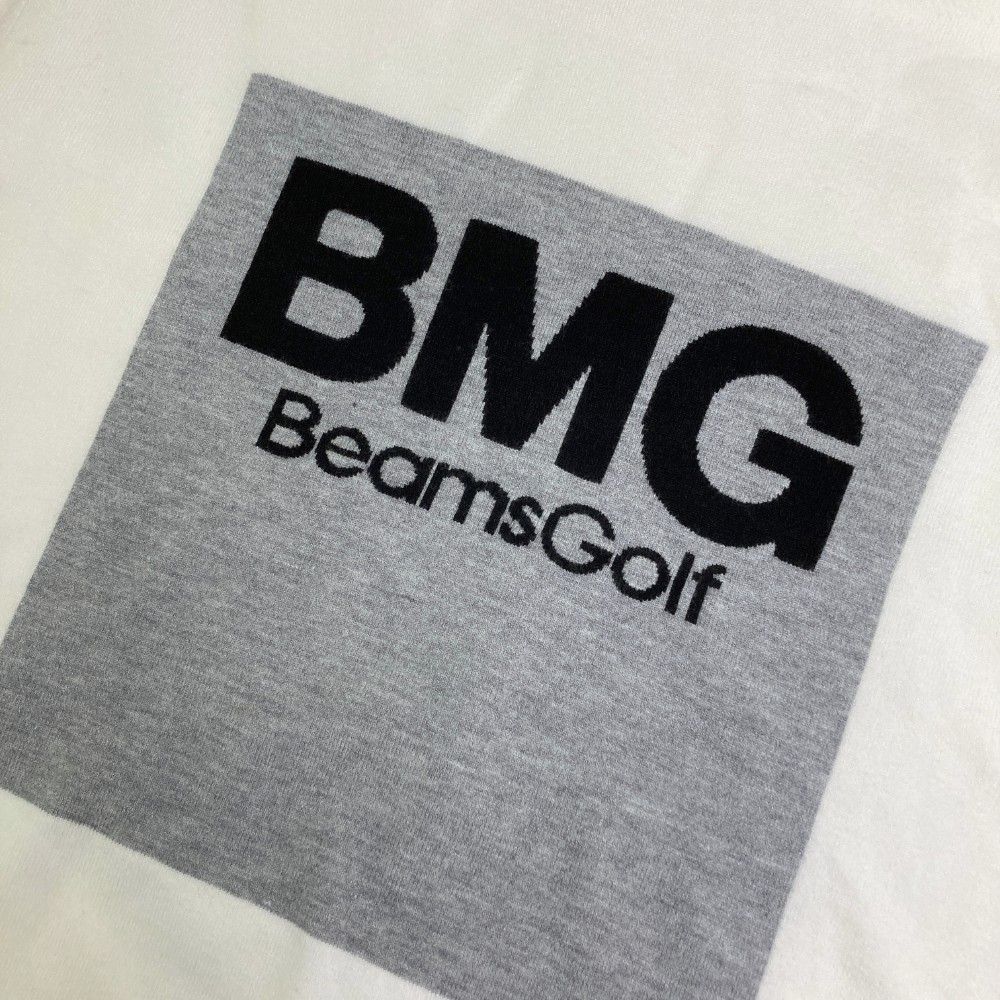 サイズ：M BEAMS GOLF ビームスゴルフ 2022年 タートルネック ニットセーター  ホワイト系 [240101423538] ゴルフウェア メンズ ストスト サイズ：M BEAMS GOLF ビームスゴルフ 2022年 タートルネック