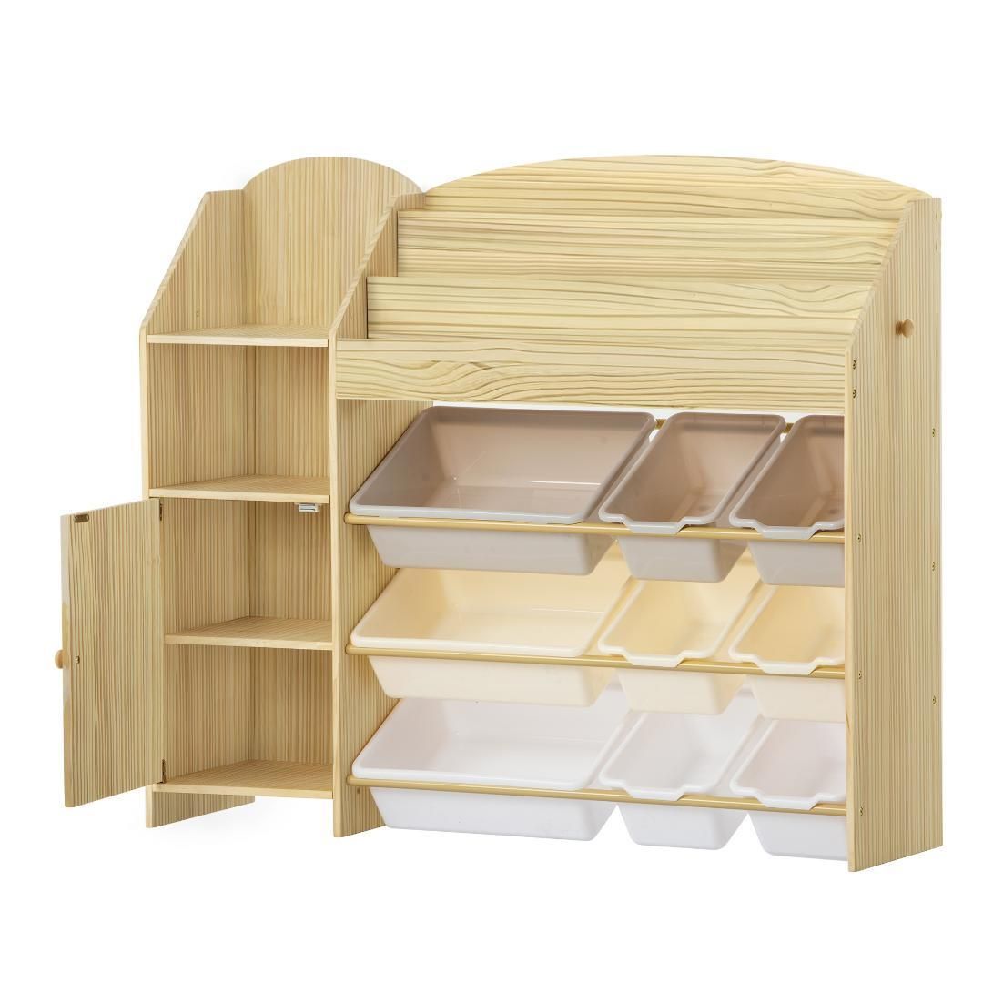 全ストア5%OFFクーポン配布中！】おもち収納 天然木 オモチャ収納 絵