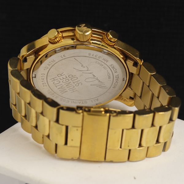 マイケル・コース Michael Kors MK8315 Hunger Stop Gold Stainless-Steel Quartz