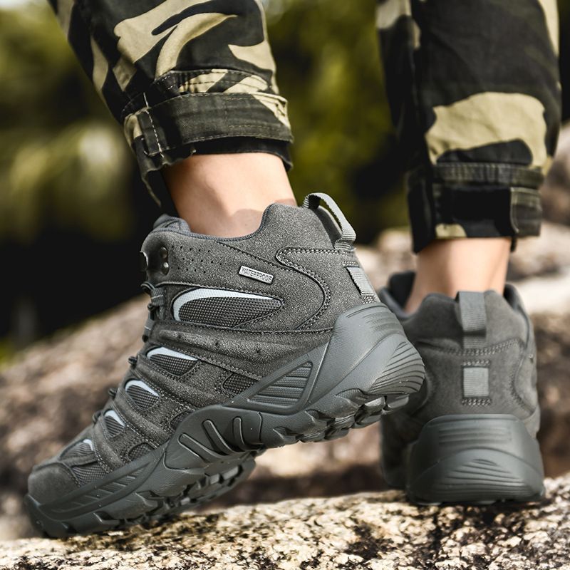 military boots, men's tactical boots, desert boots, outdoor hiking shoes, work shoes, non-slip and wear-resistant