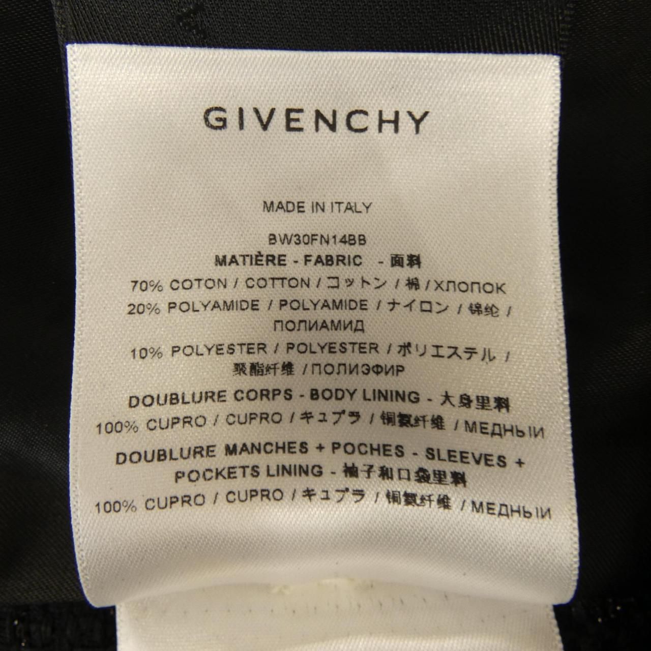 ジバンシー GIVENCHY BW30FN84BB ノー ジャケット SIROKUMA-CORPORATION_COM